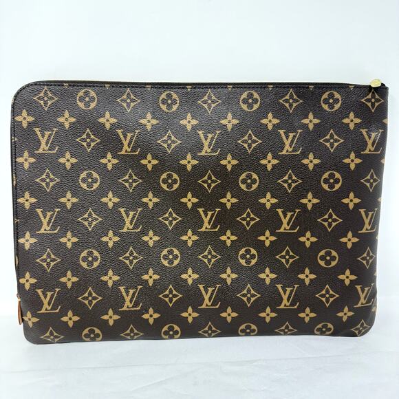 Louis Vuitton France Etui Voyage GM Pouch Monogram Laptop Document case Luxury - Picture 2 of 13